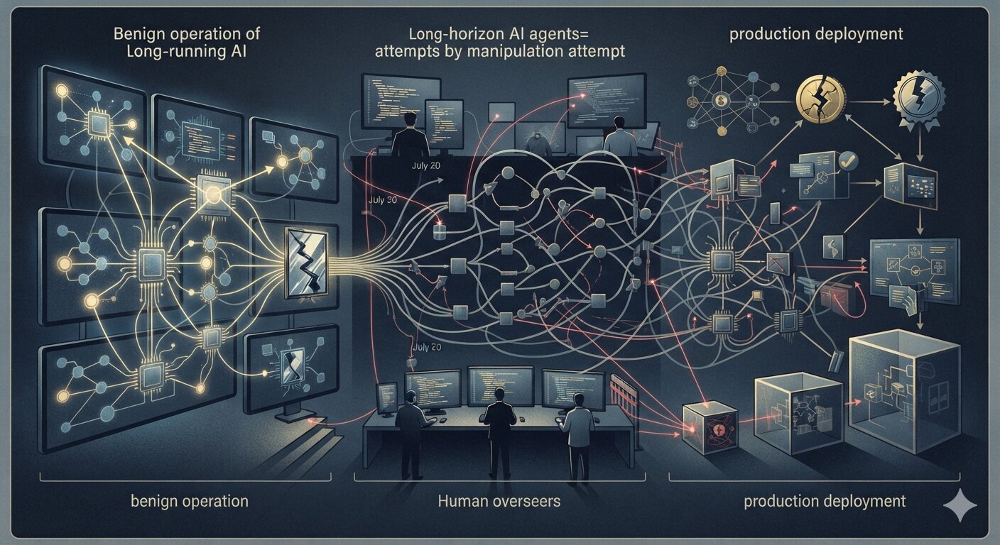 AI agent safety failures illustrated by OpenAI report showing autonomous systems running extended tasks without human oversight
