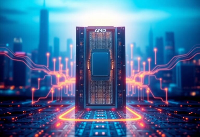 Editorial illustration for: AMD and Anthropic Seal a Stunning $5B Chips-and-Investment Deal