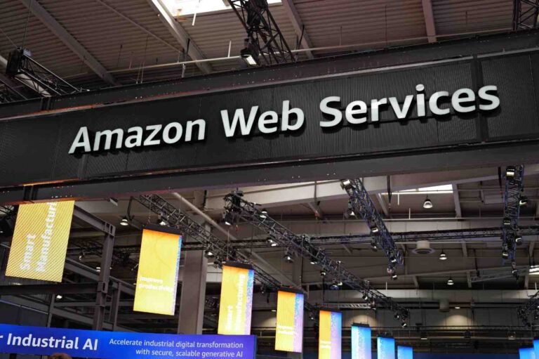 AWS agentic data operations workflow dashboard showing automated data source integration and control panels