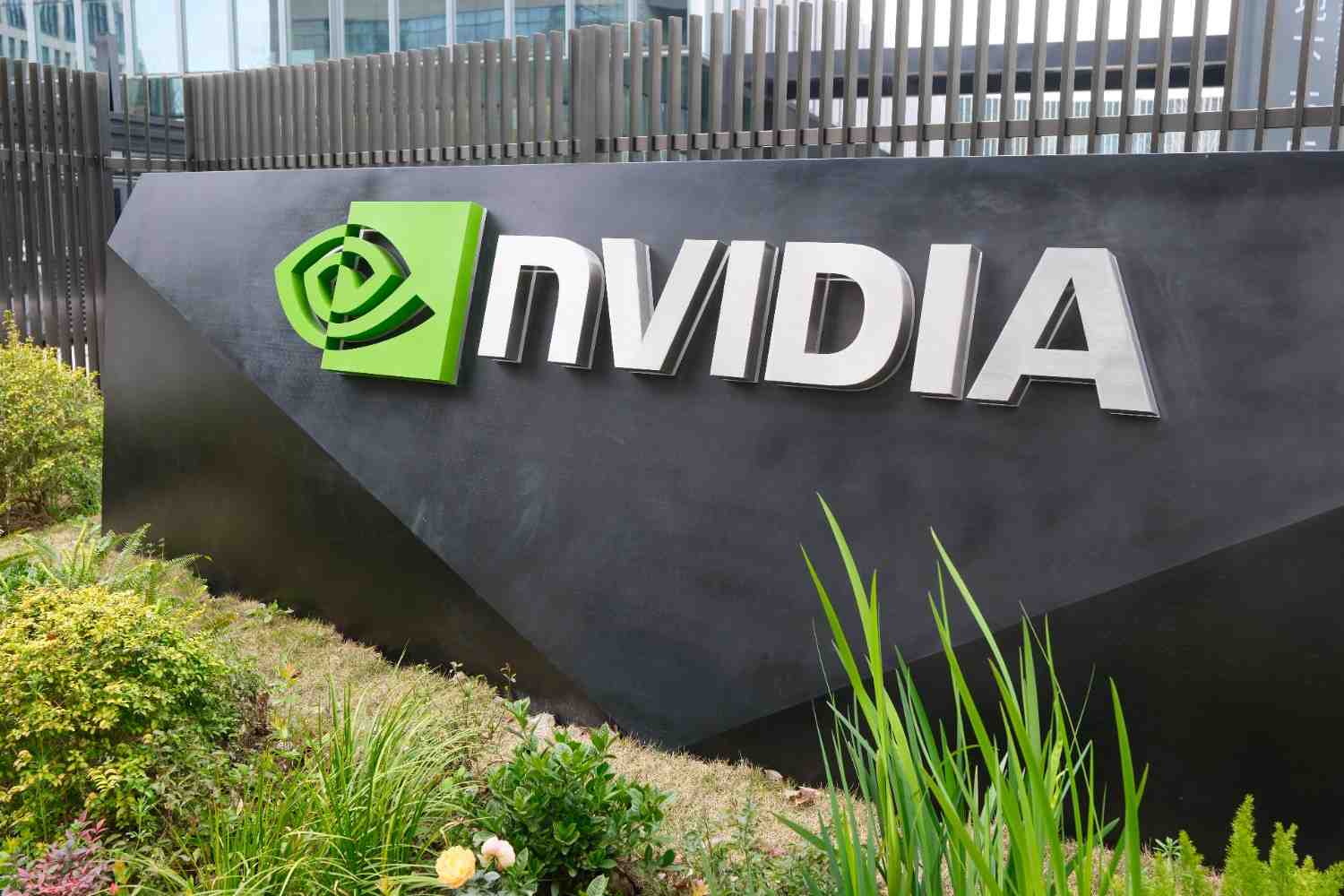 Rows of Nvidia B300 servers stacked in a data center facility, showing the high-density computing hardware SuperX is shipping to Australia