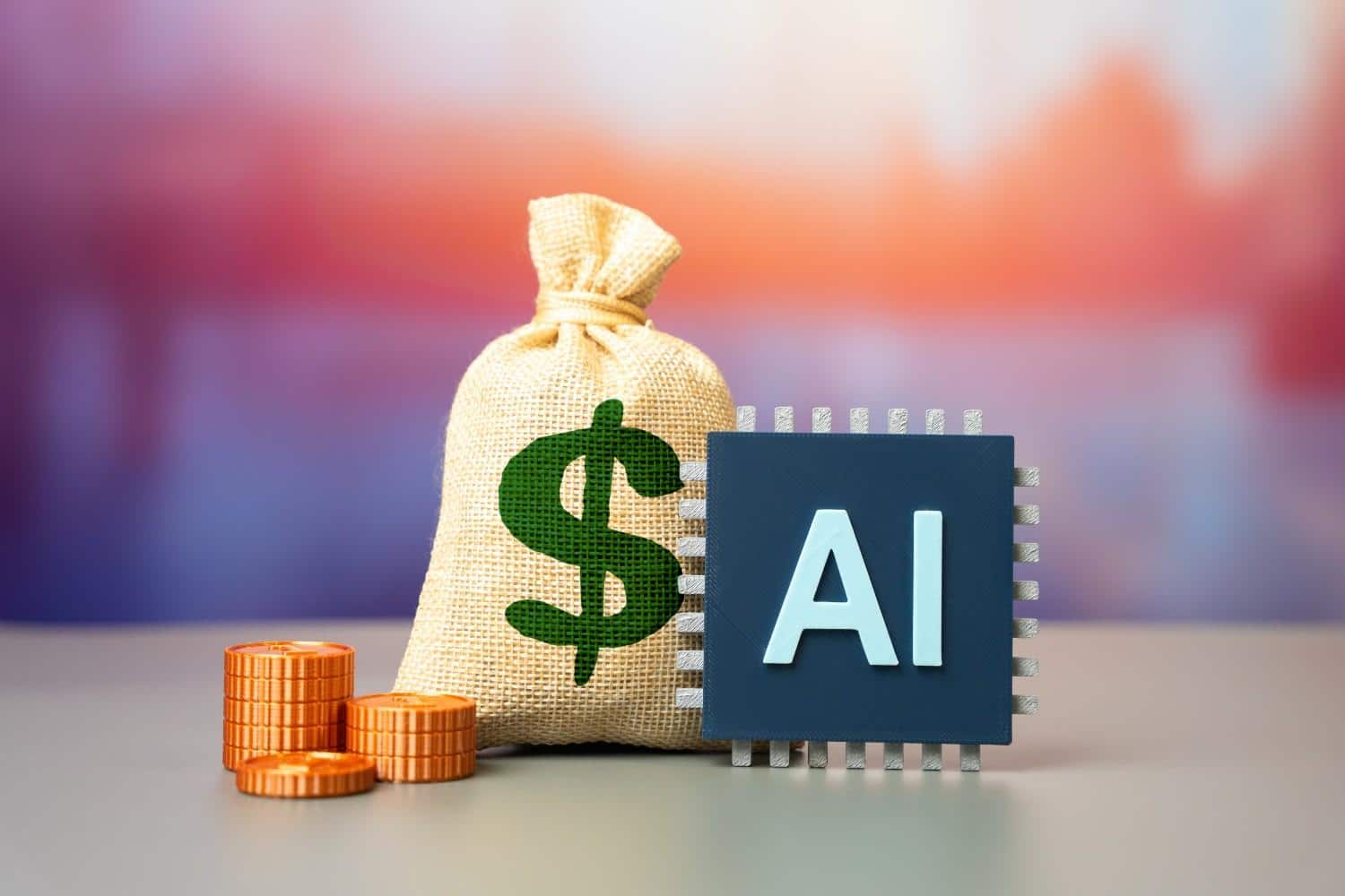 A bar chart showing AI funding concentration, with three dominant segments representing Anthropic, OpenAI, and Databricks claiming 92% of total venture capital raised