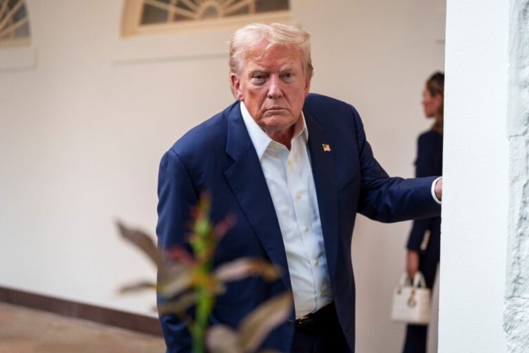 Donald Trump speaks at a podium about the proposed AI Force and plans to appoint an AI czar