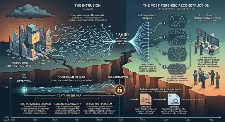 Illustration for Inside The 17,600-Action Agent Intrusion That Exposed AI’s Containment Gap