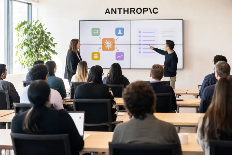 Claude partner network: illustration for Anthropic Gives Consulting Firm 3 Benefits To Win More AI Work