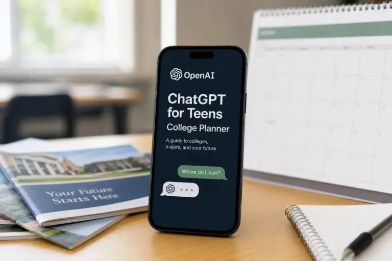 Illustration for ChatGPT For Teens Adds College Planner In Latest Release