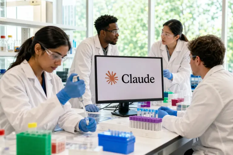 Illustration for Anthropic’s Claude Joins 6 Drug Firms Hunting A Cure For Rare Muscle Disease