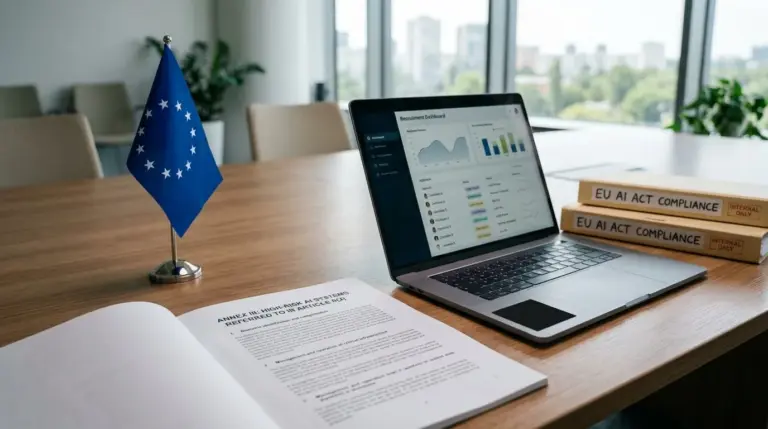 Illustration for EU’s AI Act Flags Hiring Software As High Risk, Fines Reach €35M