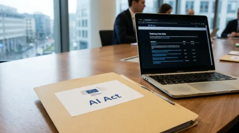Illustration for EU’s AI Act Gap: 21 Of 24 AI Giants Hide Scraped Websites In Data Filings