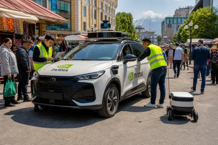 Illustration for Kazakhstan Telecom Giant Fires Up 880 Nvidia Chips To Build Local AI