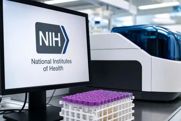 Illustration for NIH, Google And META Commit $1.8B To AI Biology Data