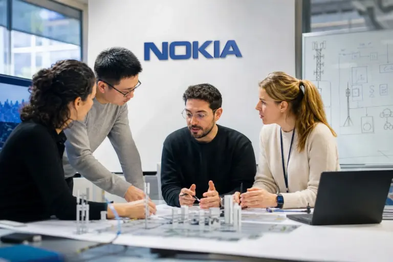 Illustration for Nokia And LTTS Open AI Hub To Win More Phone Network Deals