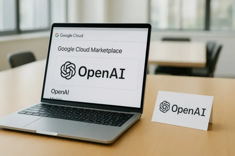 Illustration for OpenAI Lands In Google Cloud So Big Firms Can Buy It On One Bill