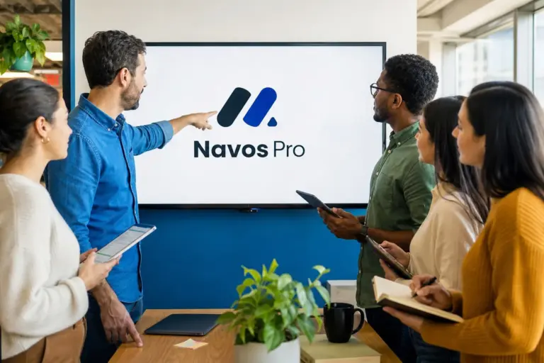 Navos pro: illustration for Software Firm Bets Work AI Can Win Buyers One Department At A Time