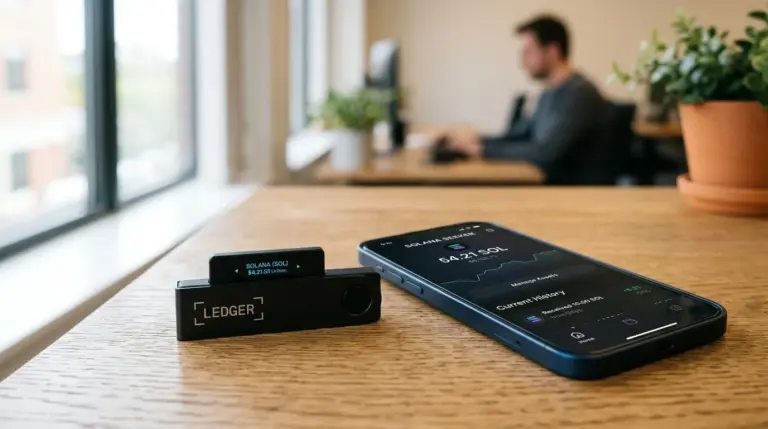 Illustration for Solana Mobile Bets On Ledger As First Hardware Wallet Partner For Seeker