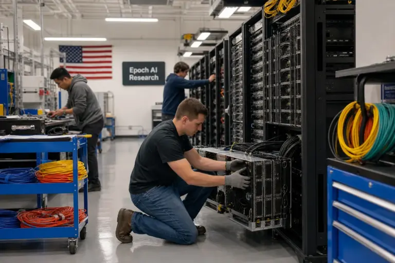 Ai compute: illustration for U.S. Grabs 72% Of AI Chips And Servers As China Gets 10%