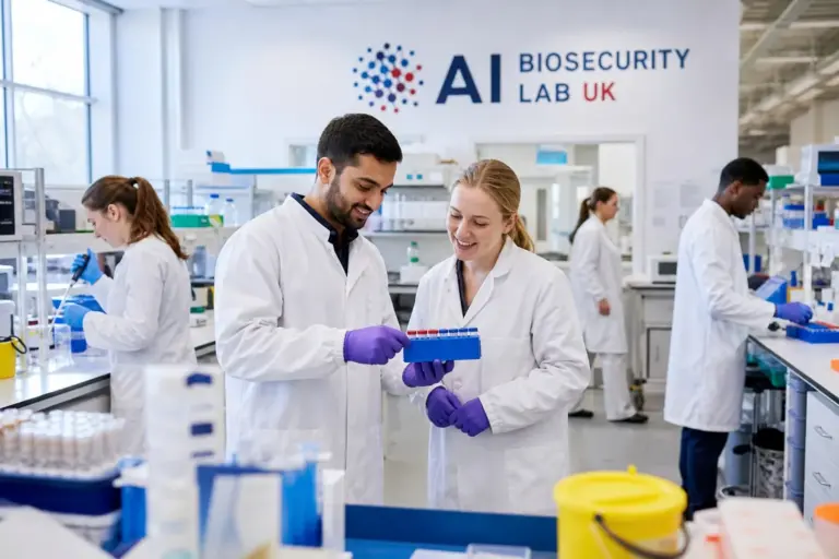 Illustration for Britain Backs £300m AI Biosecurity Lab To Catch Dangerous Tools